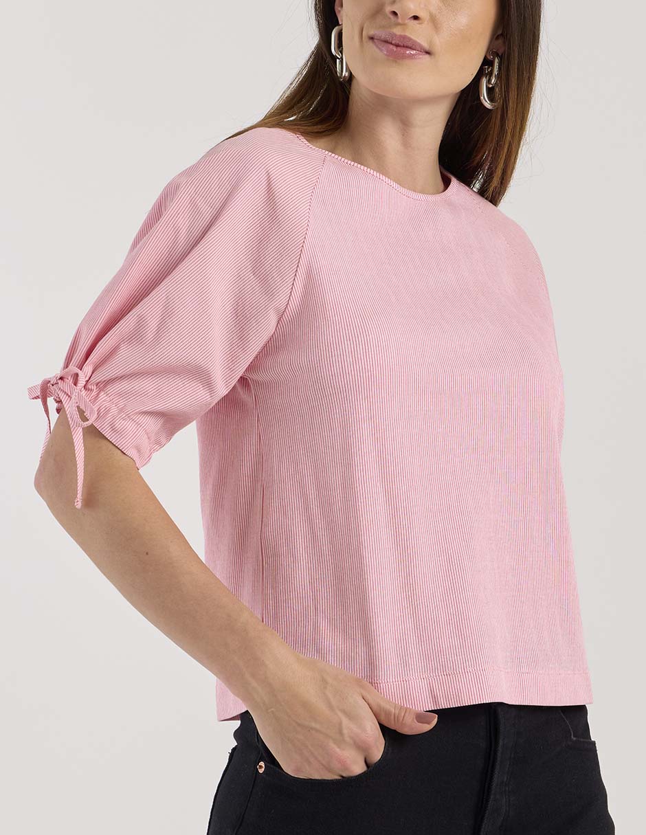 Blusa Contempo manga corta para mujer