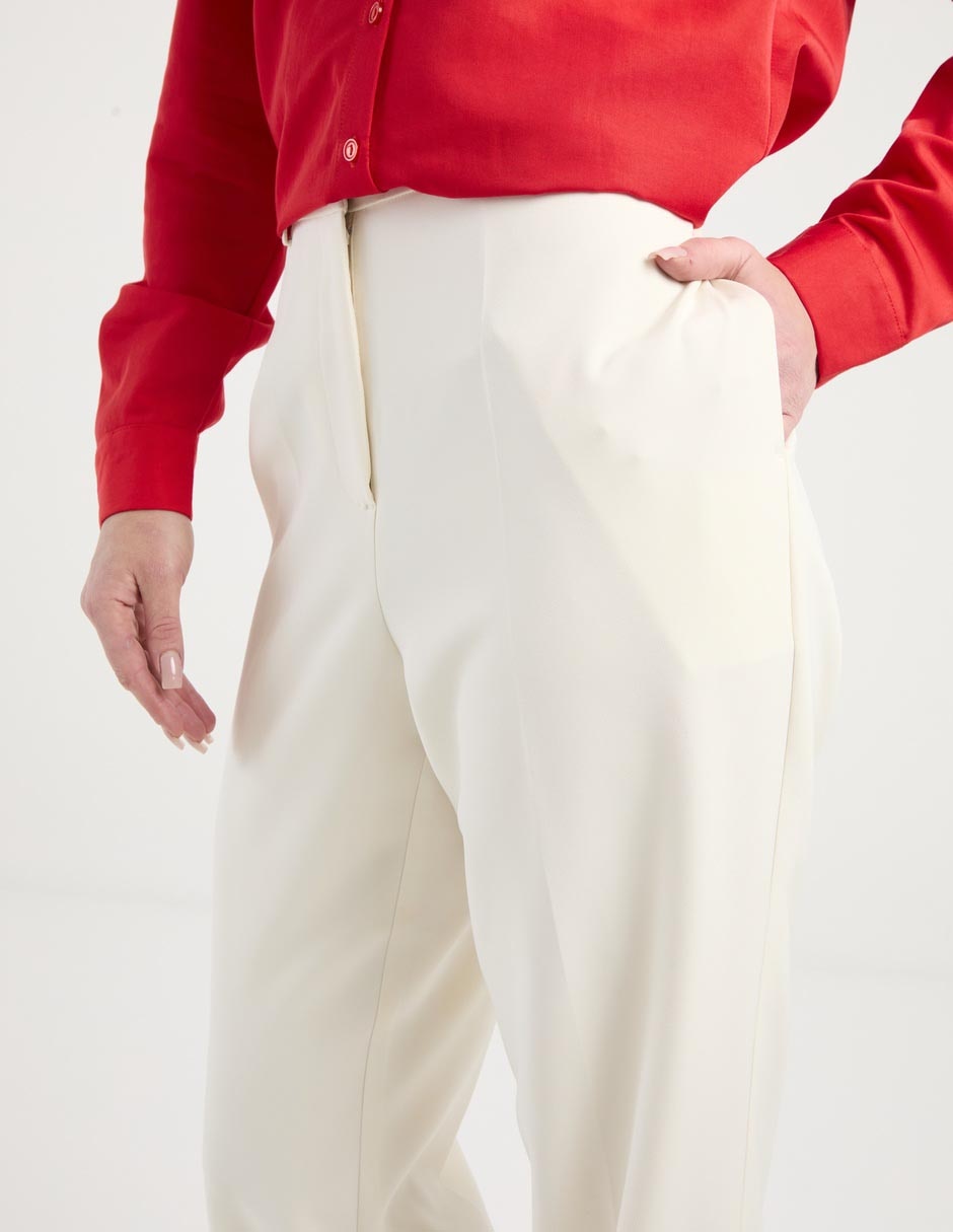 Pantalón de vestir slim para mujer 4