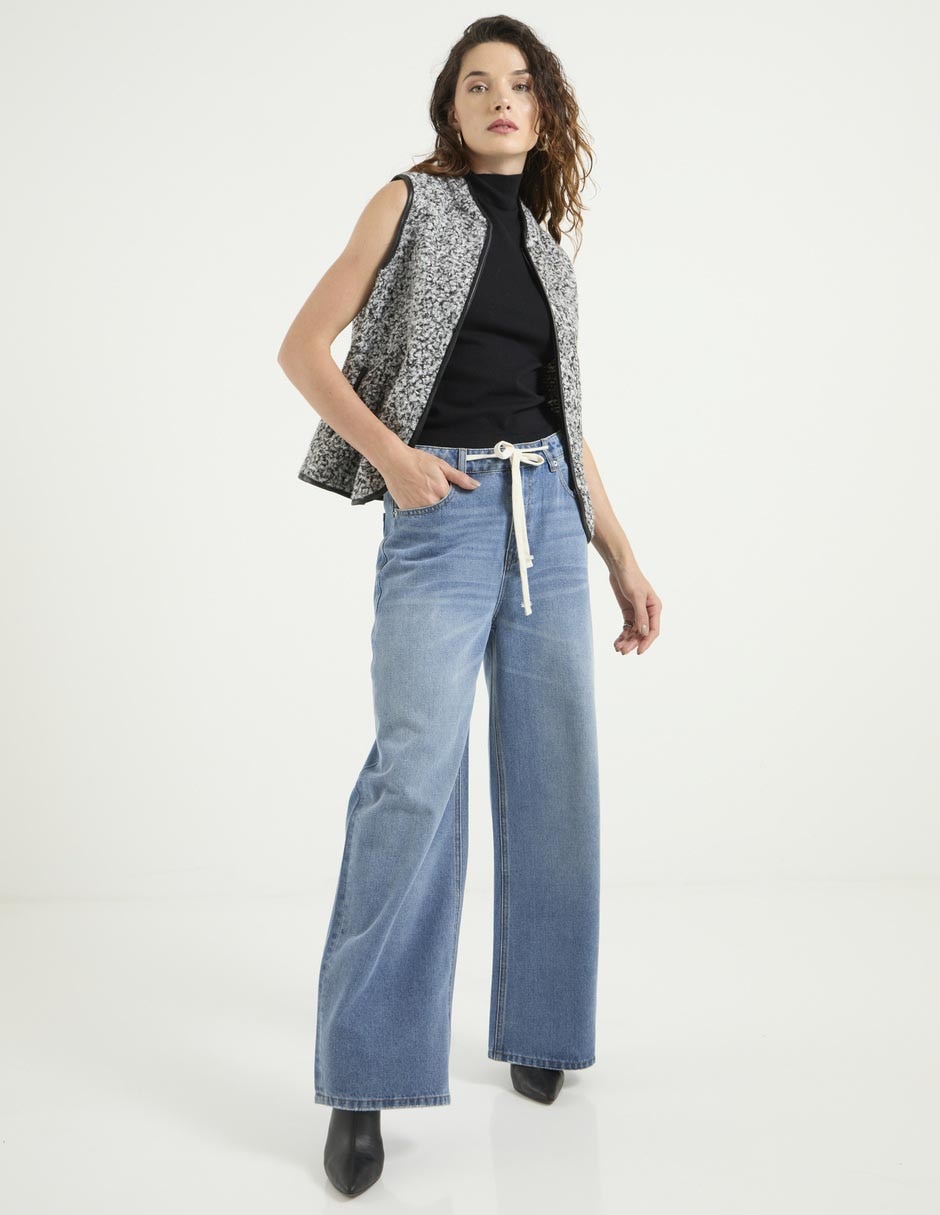 Jeans wide leg para mujer 3
