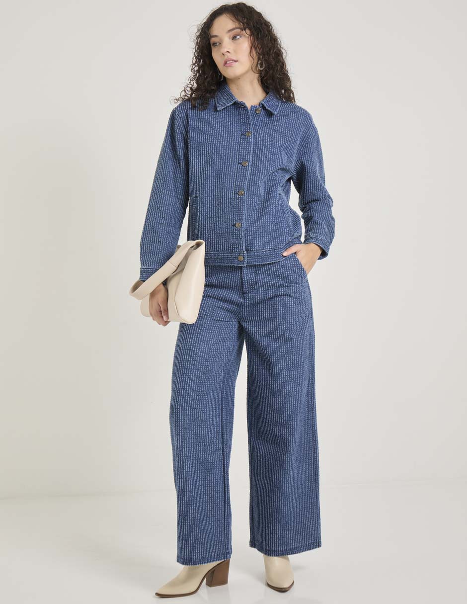 Pantalón relaxed amplio para mujer 3