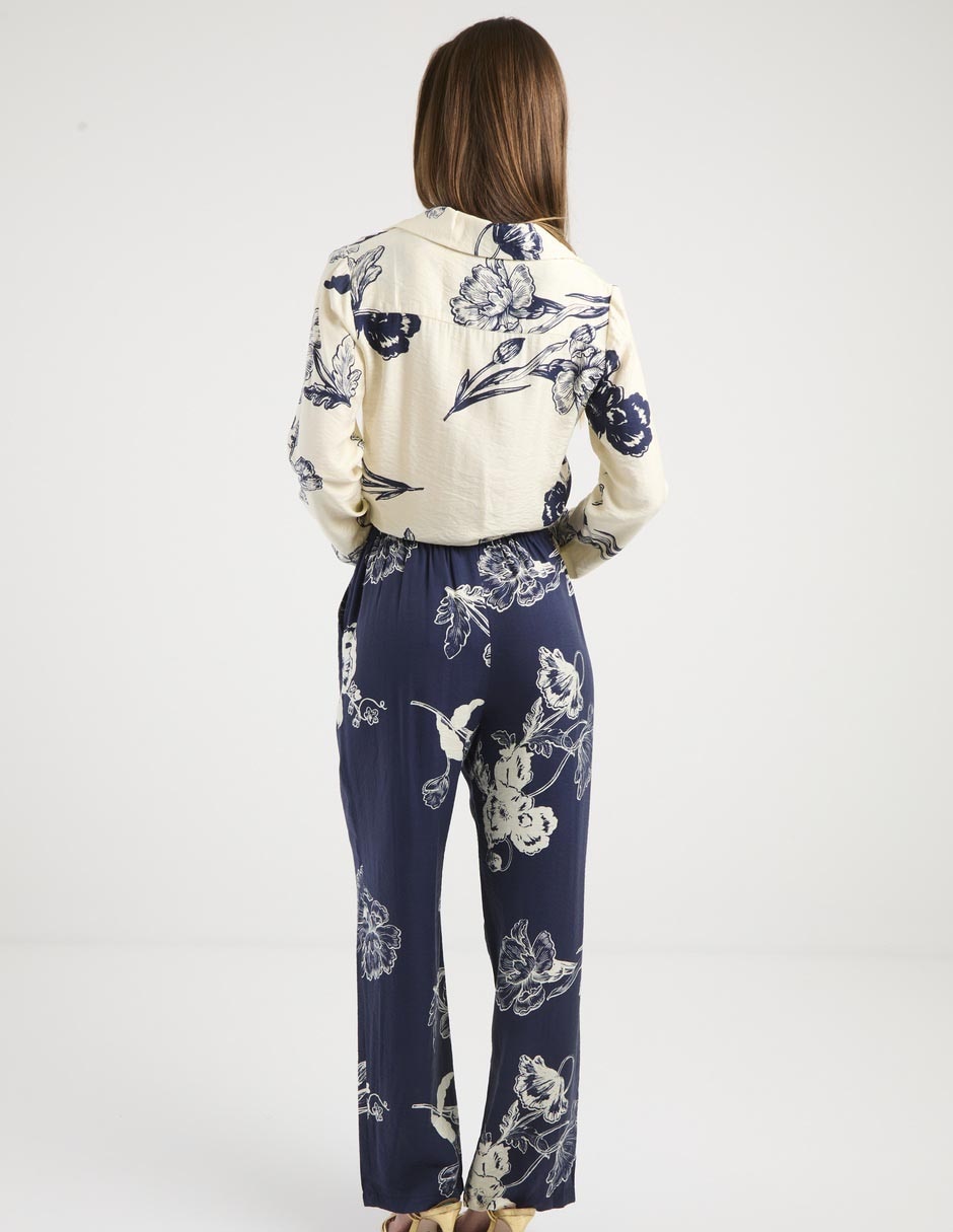 Pantalón pijamero regular para mujer 2