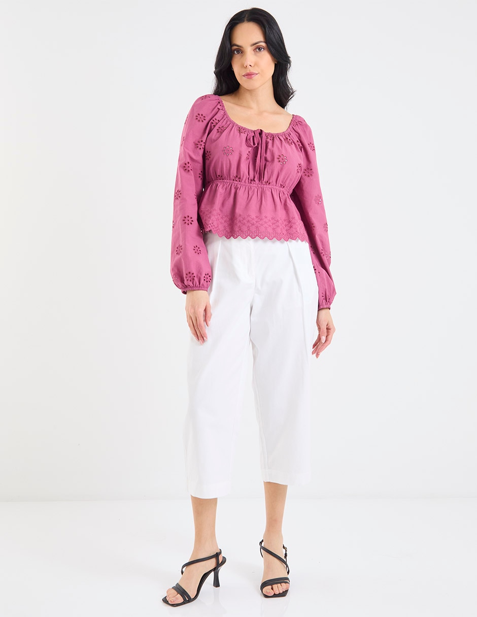 Pantalón capri straight para mujer 3