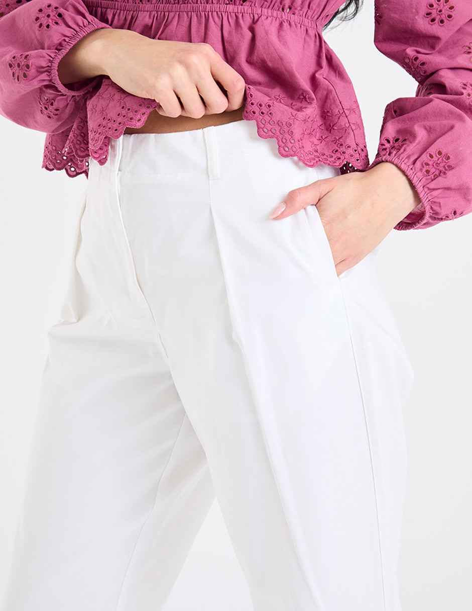 Pantalón capri straight para mujer 4