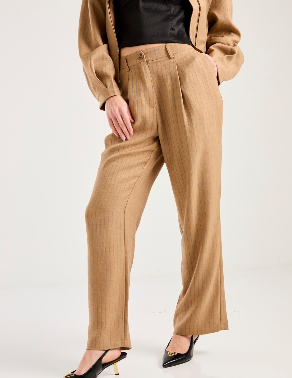 Pantalón relaxed straight para mujer Pantalón relaxed straight para mujer