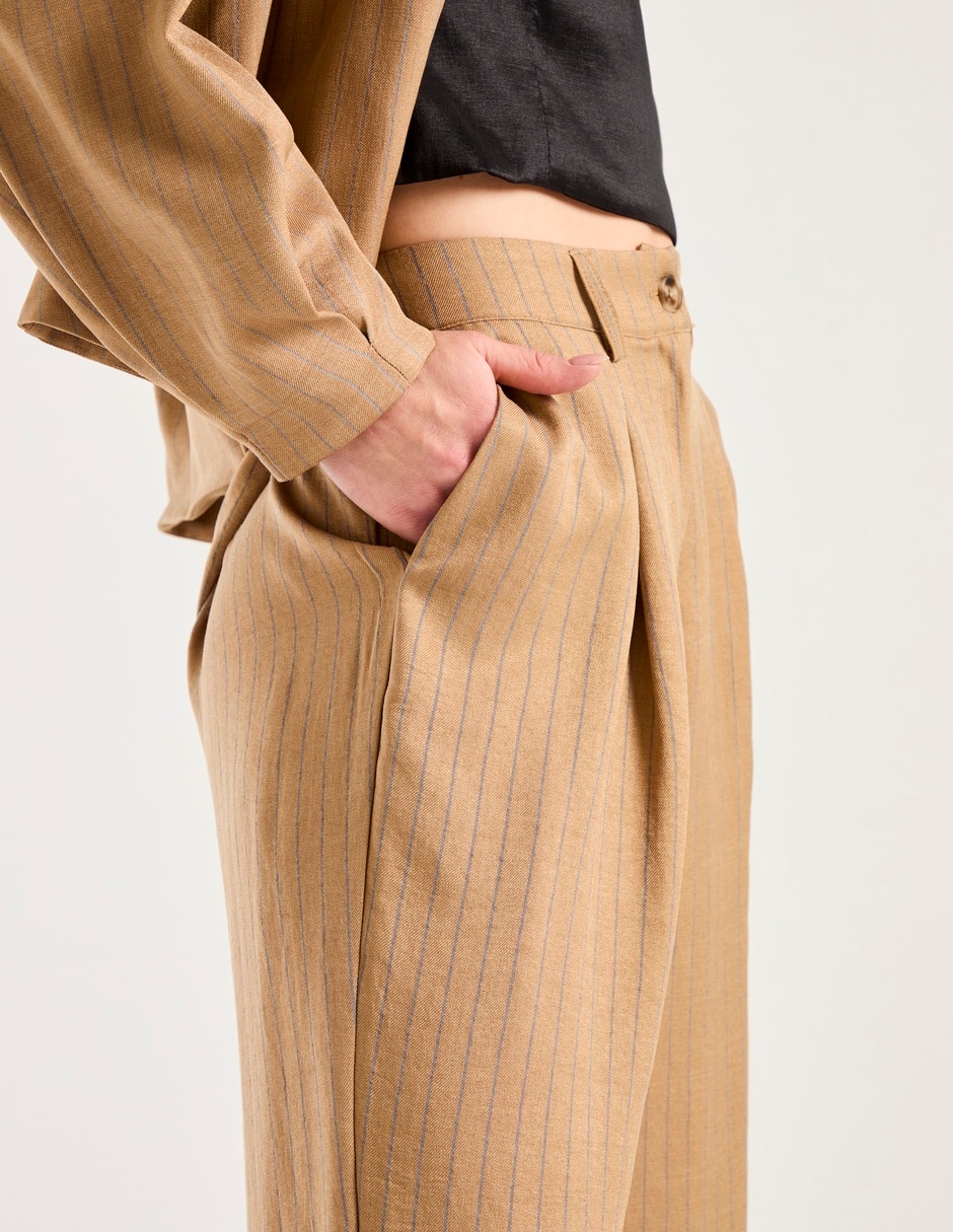 Pantalón relaxed straight para mujer 4