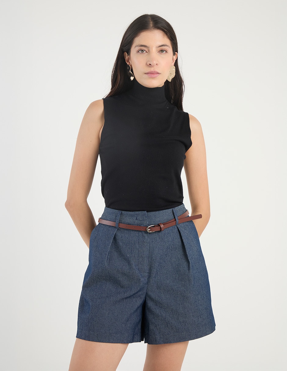 Short de mezclilla para mujer