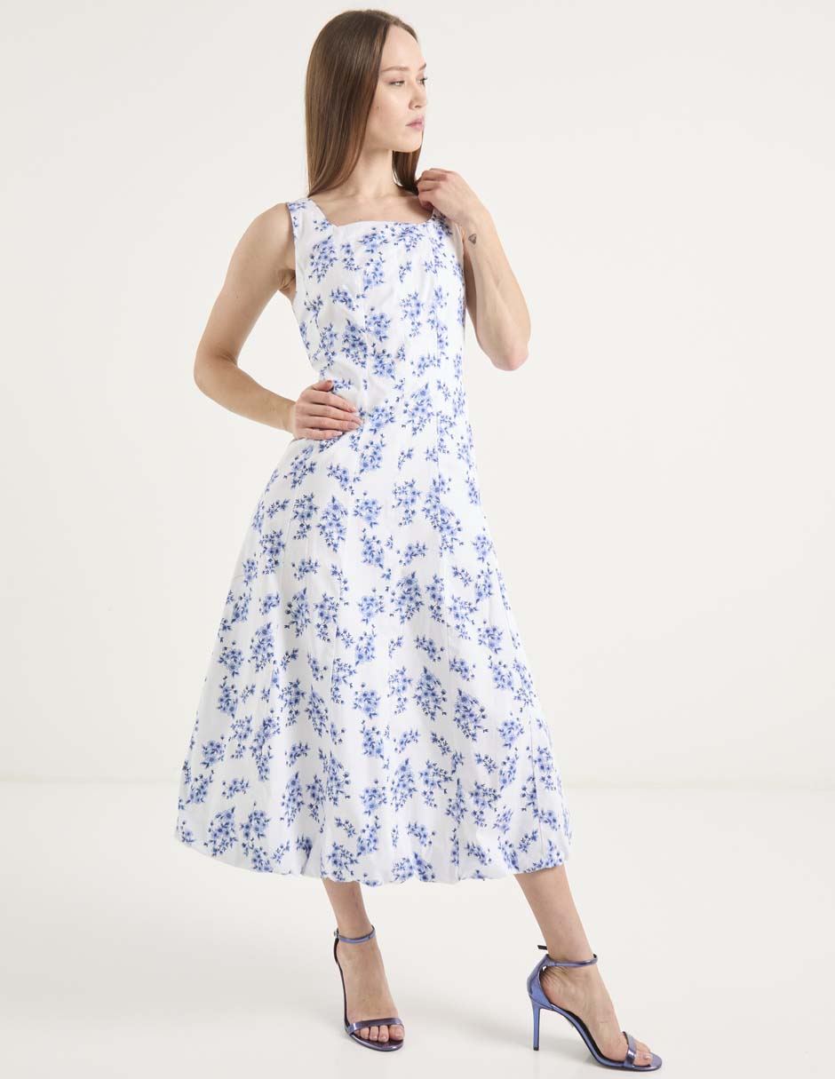 Vestido midi casual para mujer Vestido midi casual para mujer