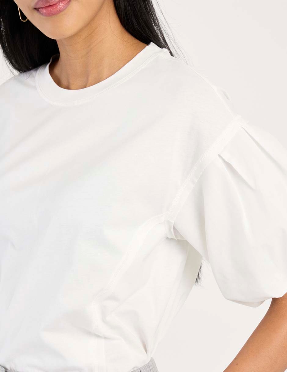 Blusa manga al codo para mujer 4