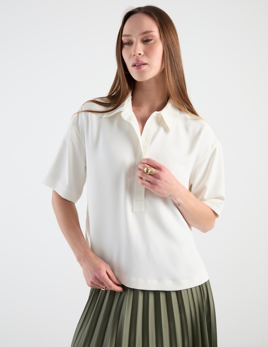 Blusa manga al codo para mujer Blusa manga al codo para mujer