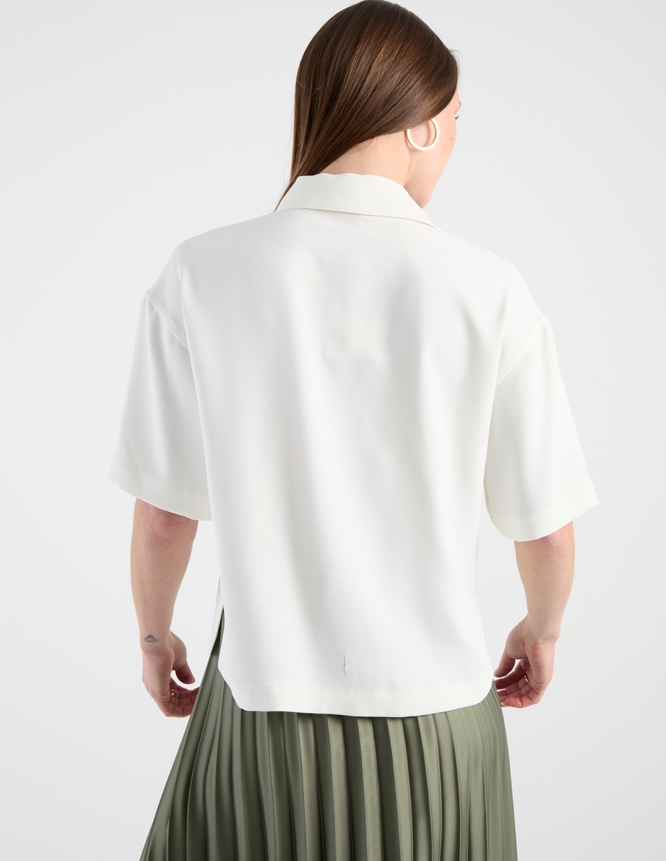 Blusa manga al codo para mujer 2