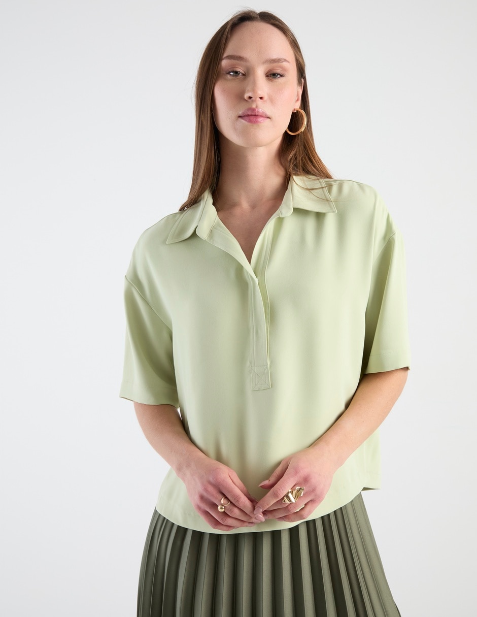 Blusa manga al codo para mujer Blusa manga al codo para mujer