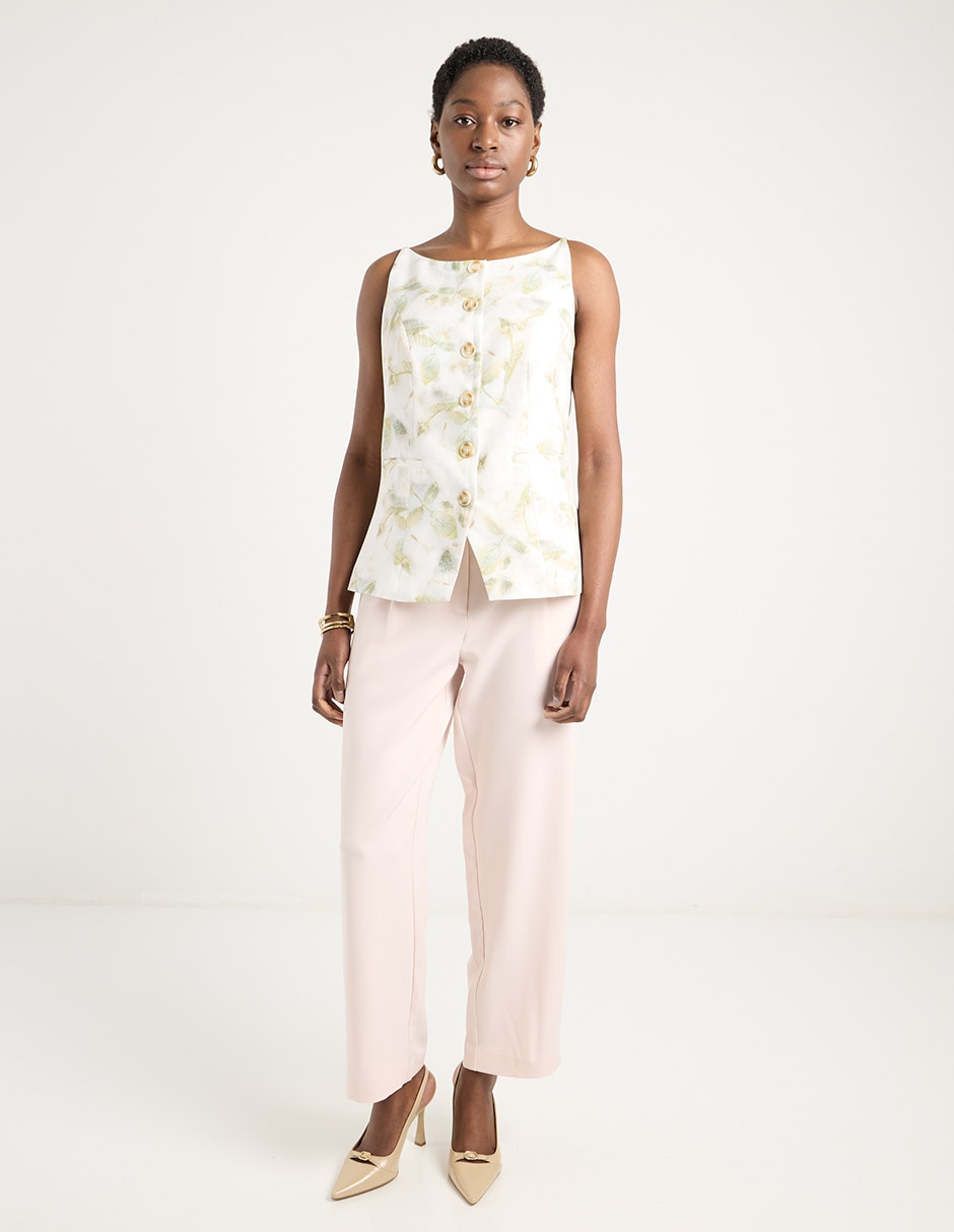 Pantalón relaxed straight para mujer 2