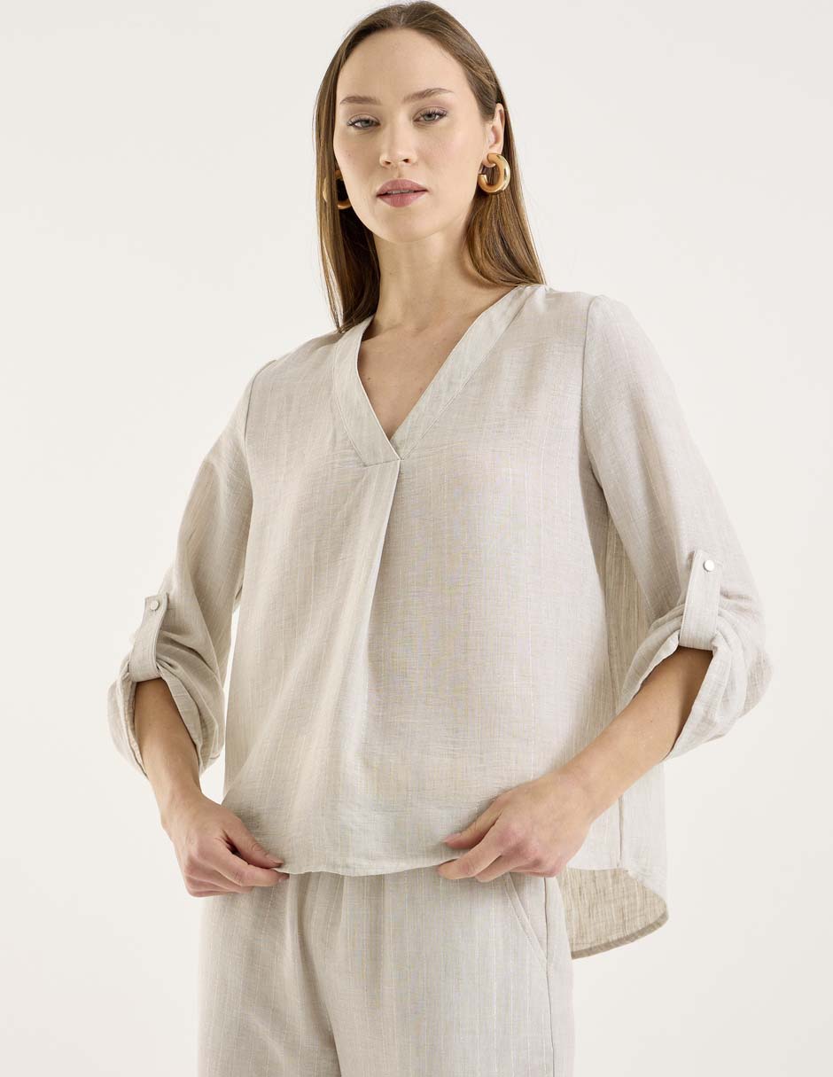 Blusa manga larga para mujer Blusa manga larga para mujer