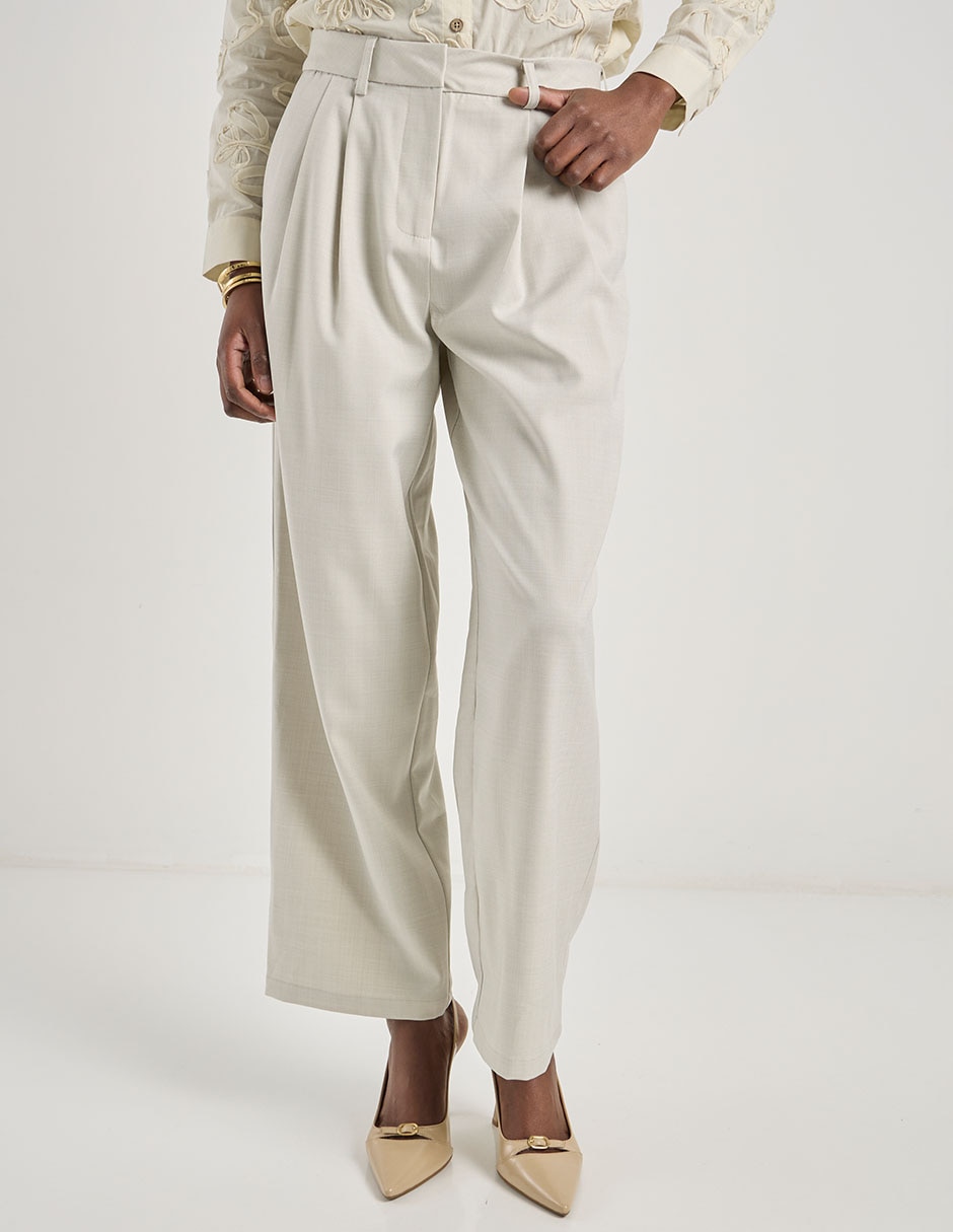 Pantalón de vestir amplio para mujer