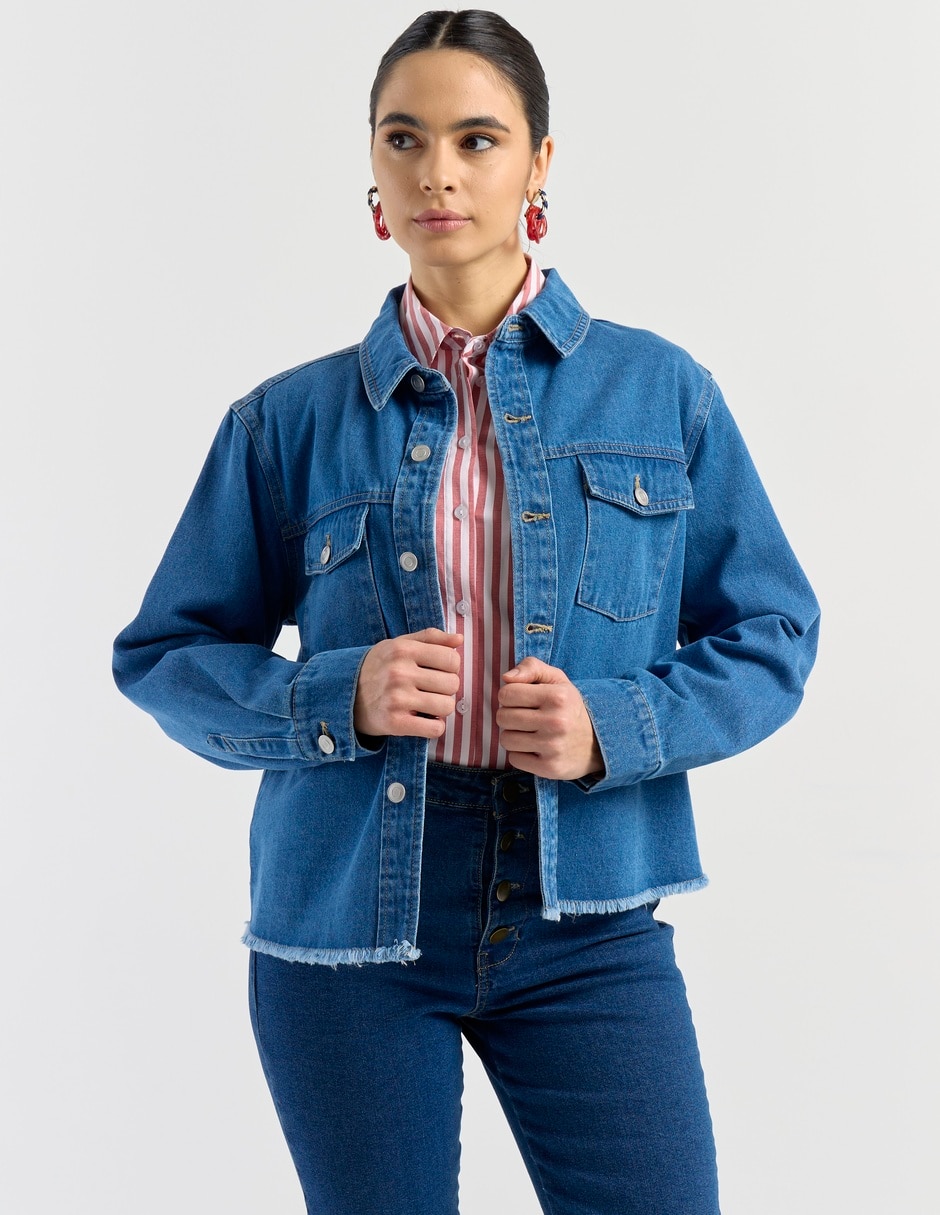 Chamarra denim para mujer 2