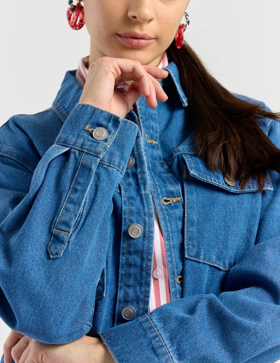 Chamarra denim para mujer 4