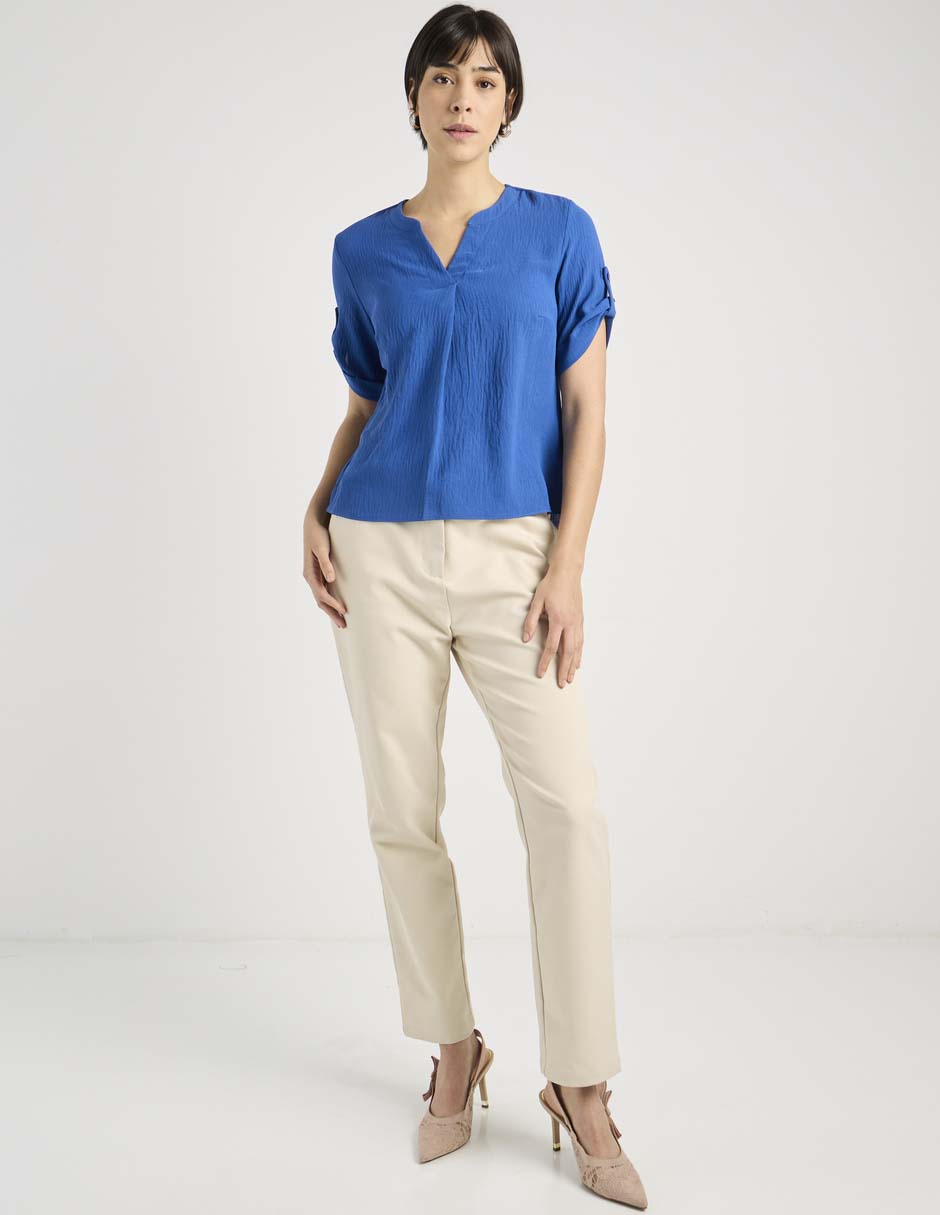 Blusa manga corta para mujer 2