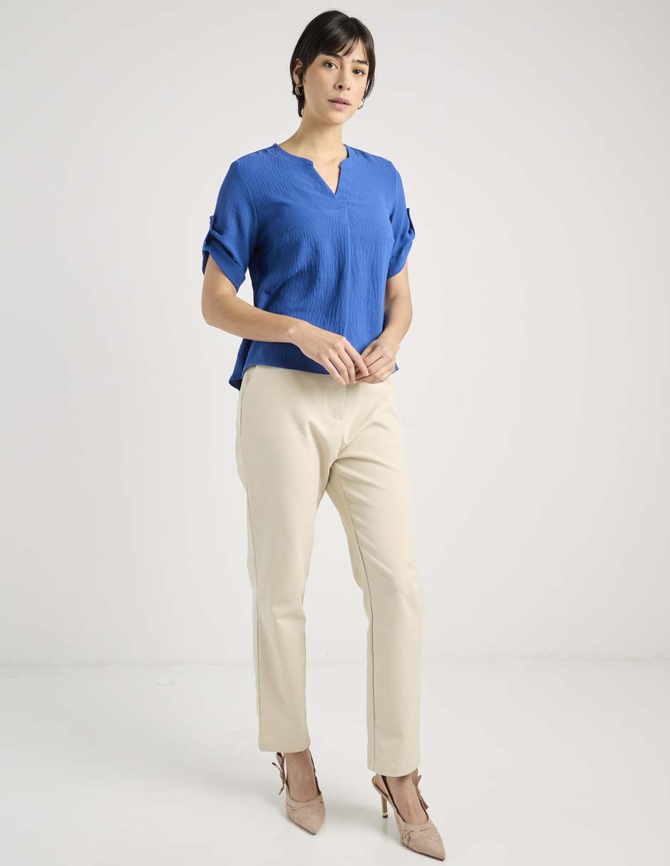 Blusa manga corta para mujer 3