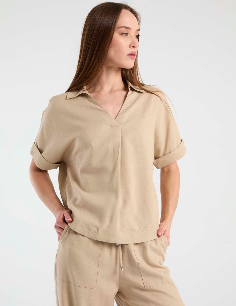 Blusa manga corta para mujer Blusa manga corta para mujer