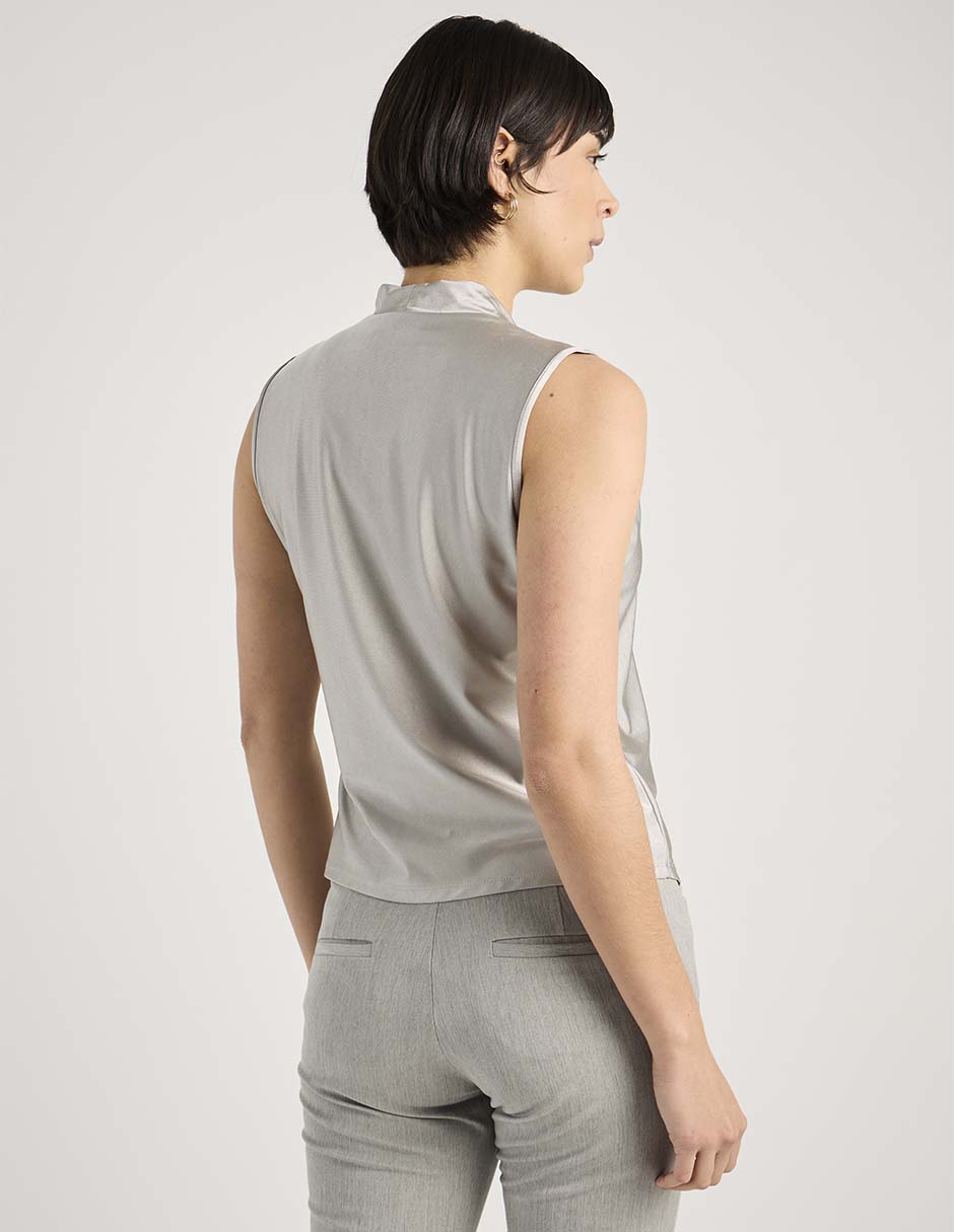 Blusa sin manga para mujer 6