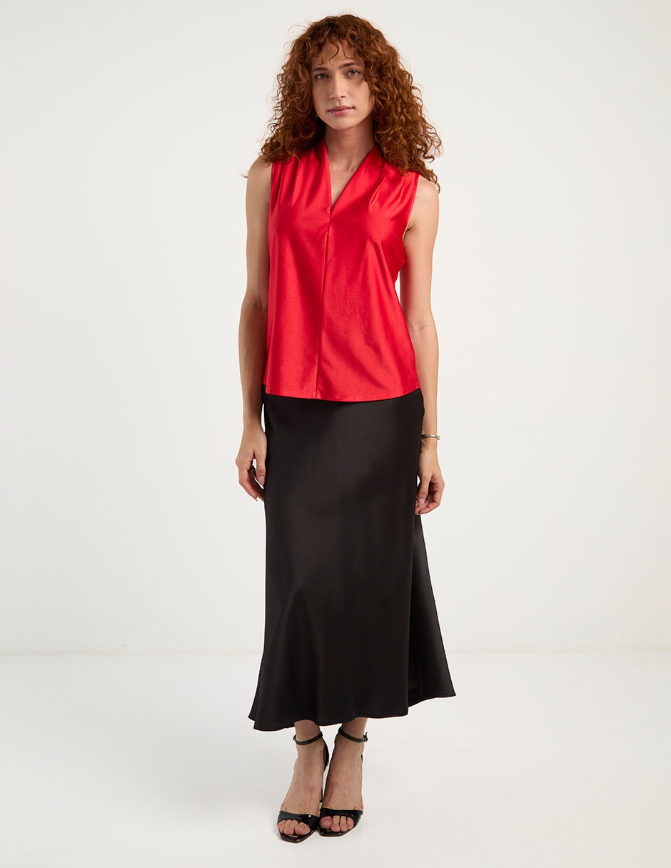Blusa sin manga para mujer 3