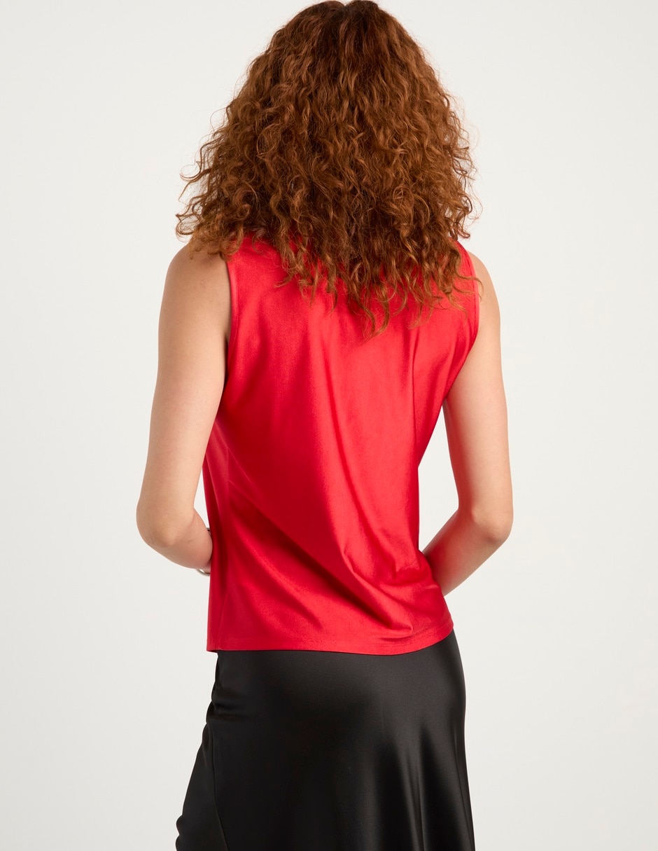 Blusa sin manga para mujer 6
