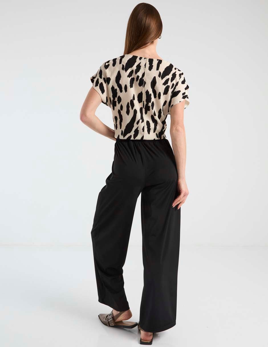Pantalón relaxed amplio para mujer 2
