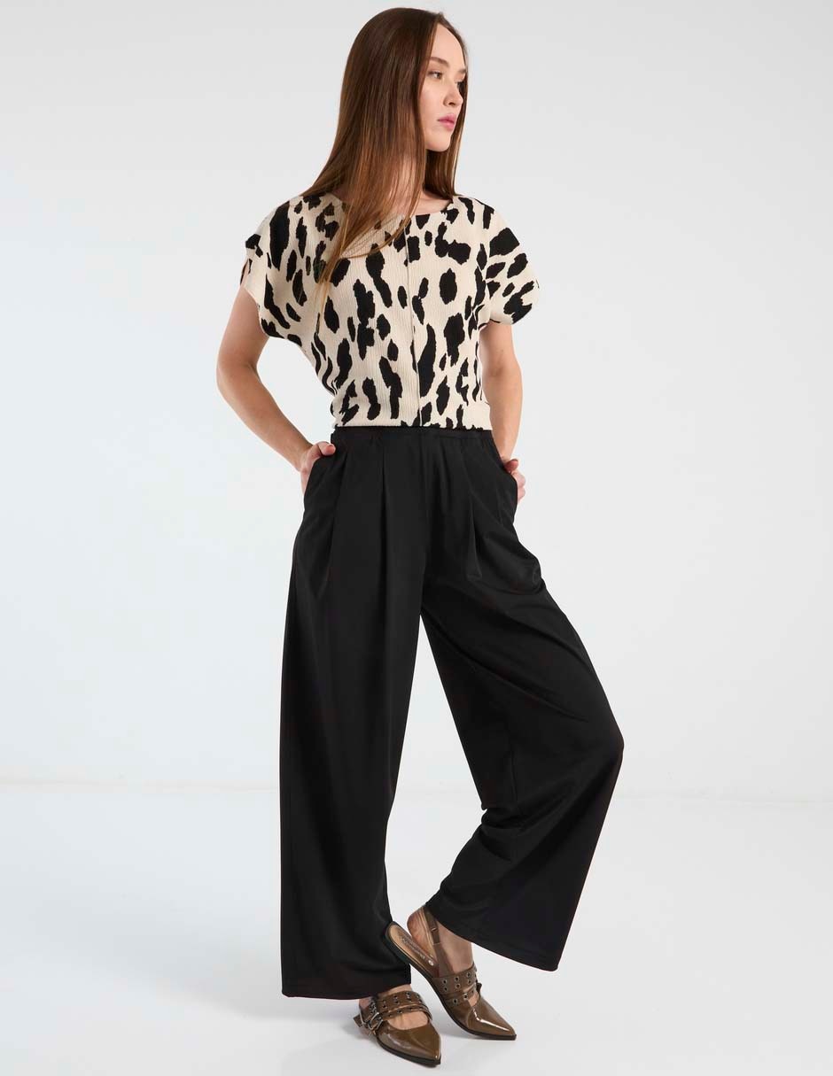 Pantalón relaxed amplio para mujer 3