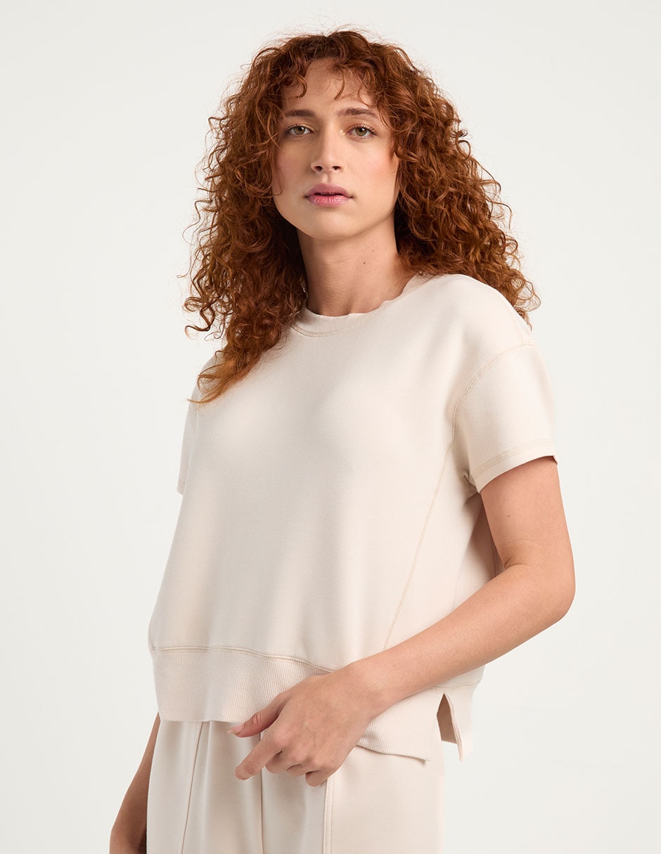 SUDADERA CONTEMPO, ARENA BLANCA, CH