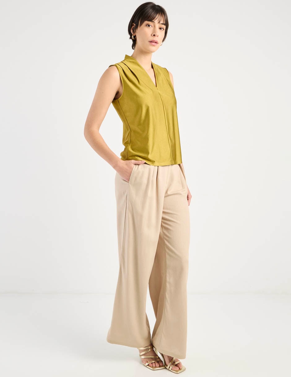 Pantalón relaxed amplio para mujer 3