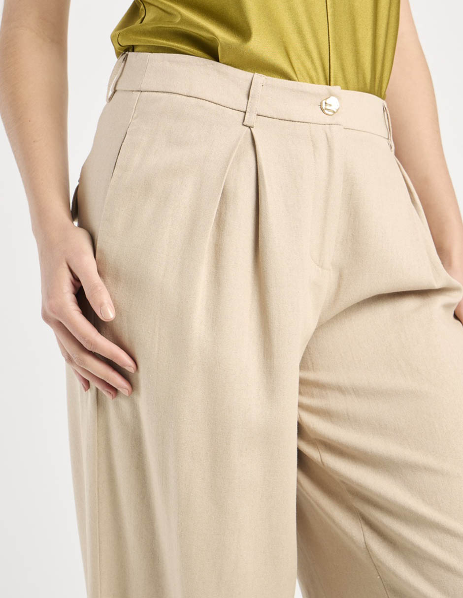 Pantalón relaxed amplio para mujer 4