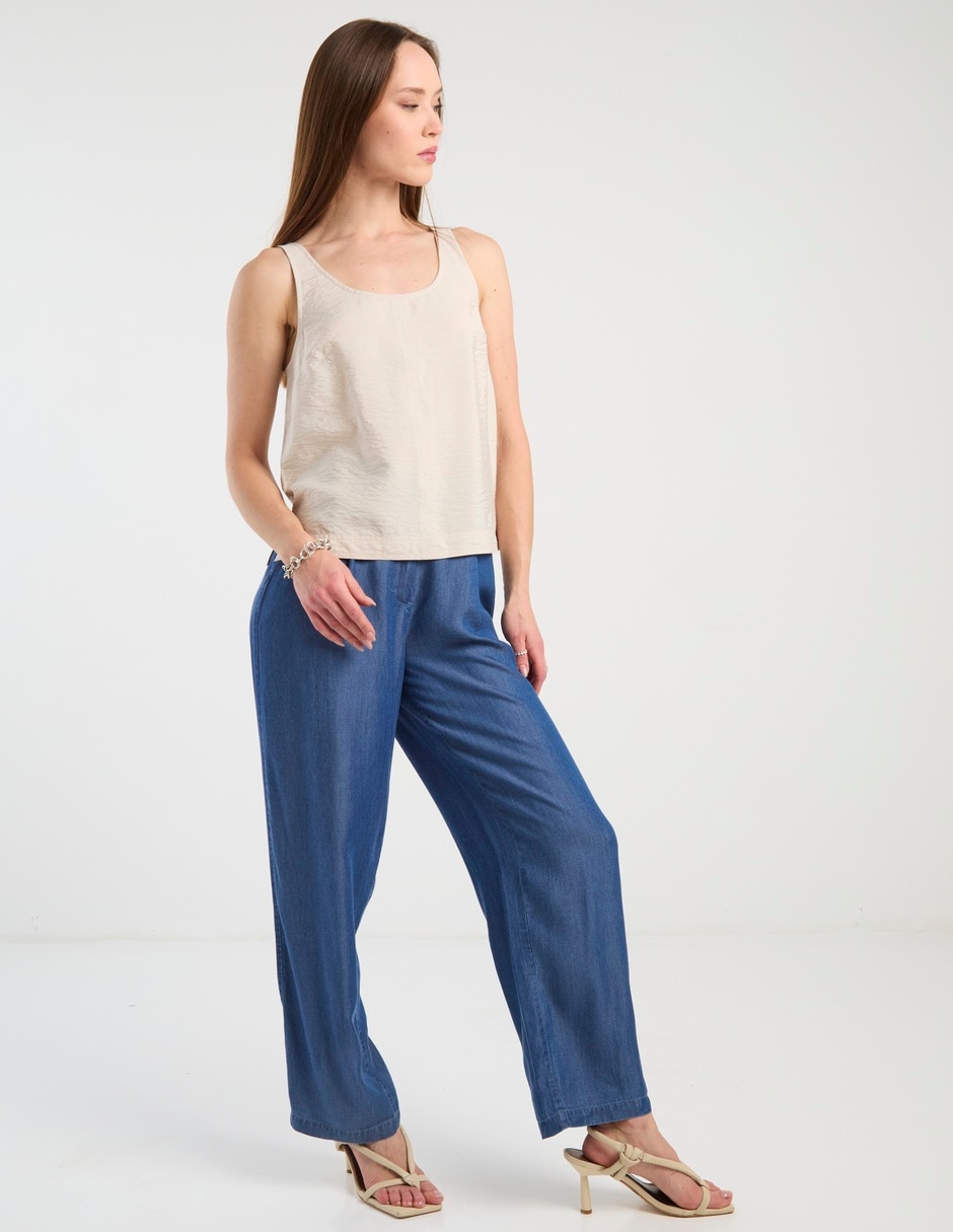 Pantalón relaxed straight para mujer 3