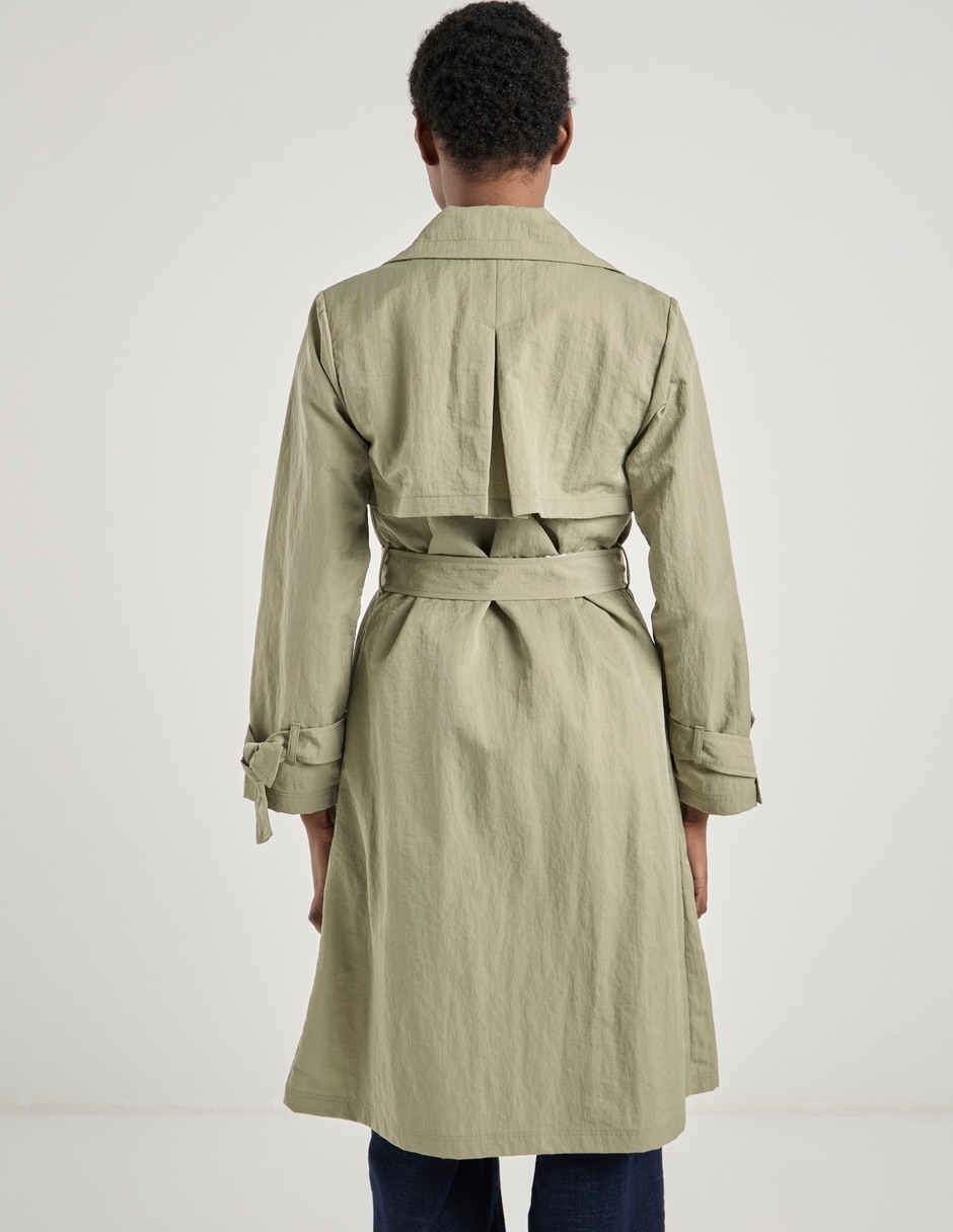 Gabardina con bolsillos para mujer 6