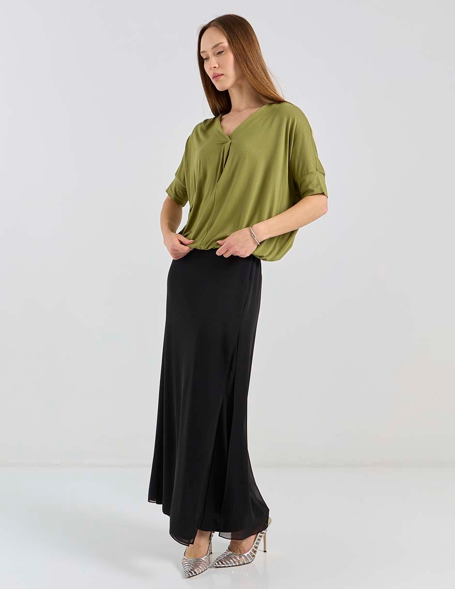Blusa manga corta para mujer 3