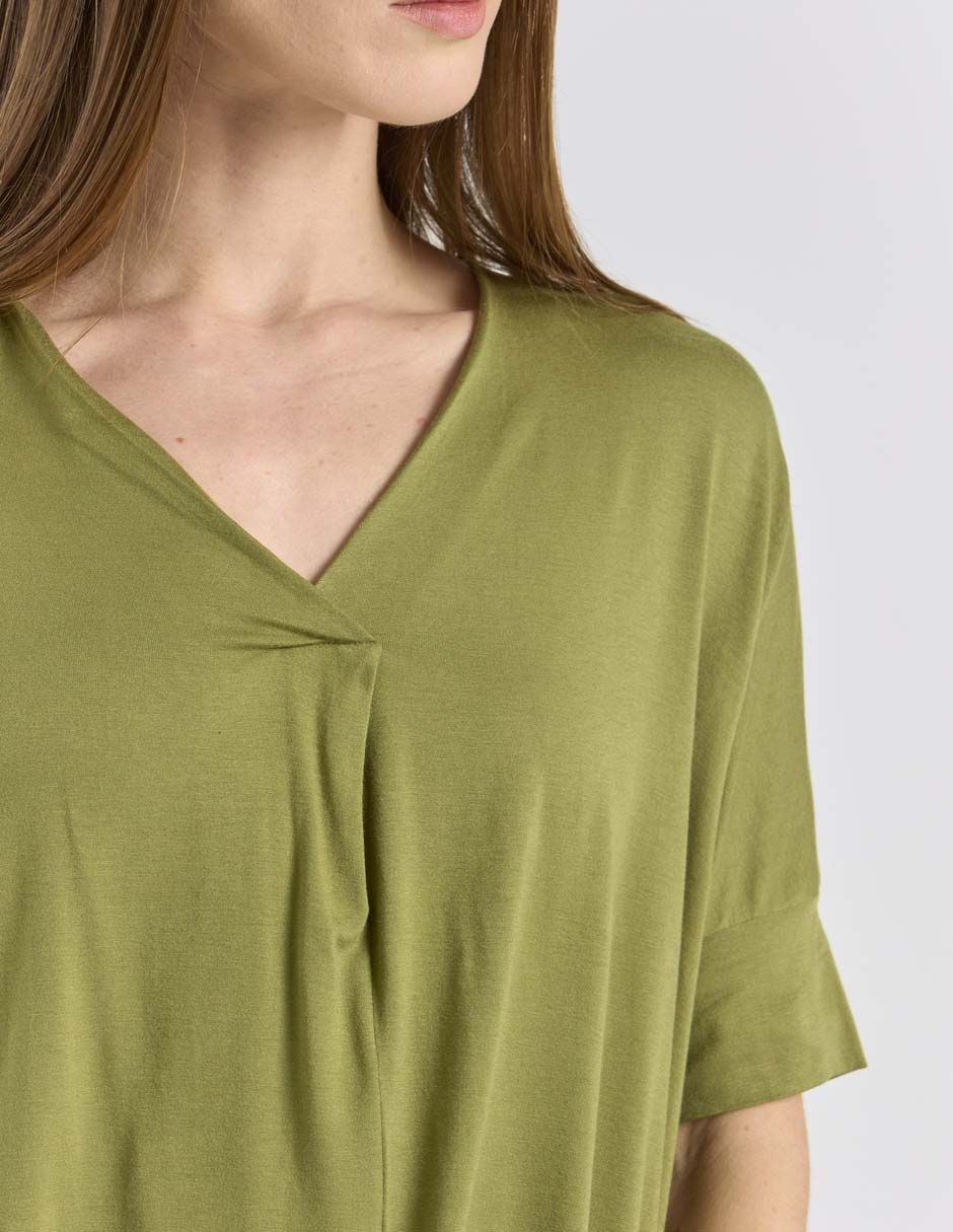 Blusa manga corta para mujer 4