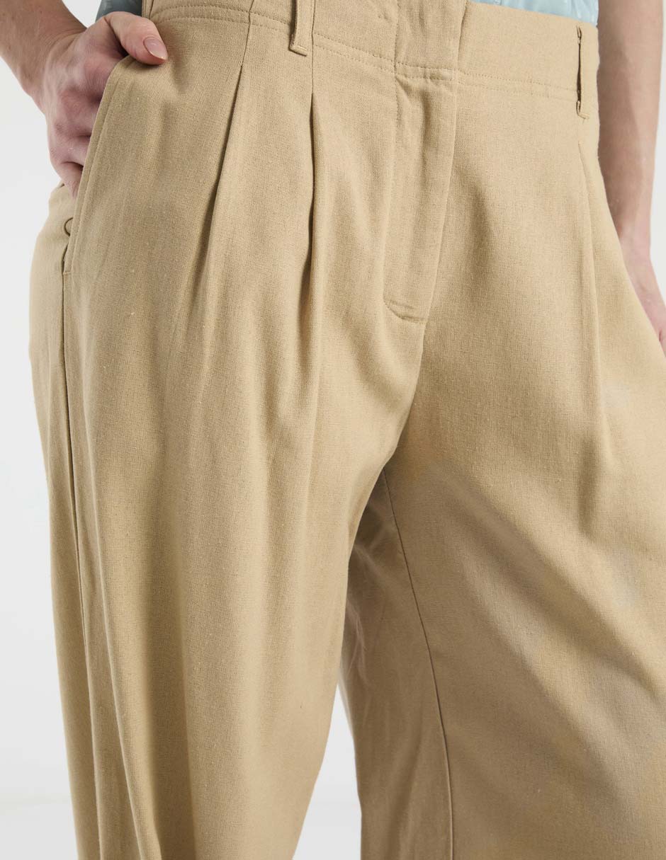 Pantalón relaxed amplio para mujer 4
