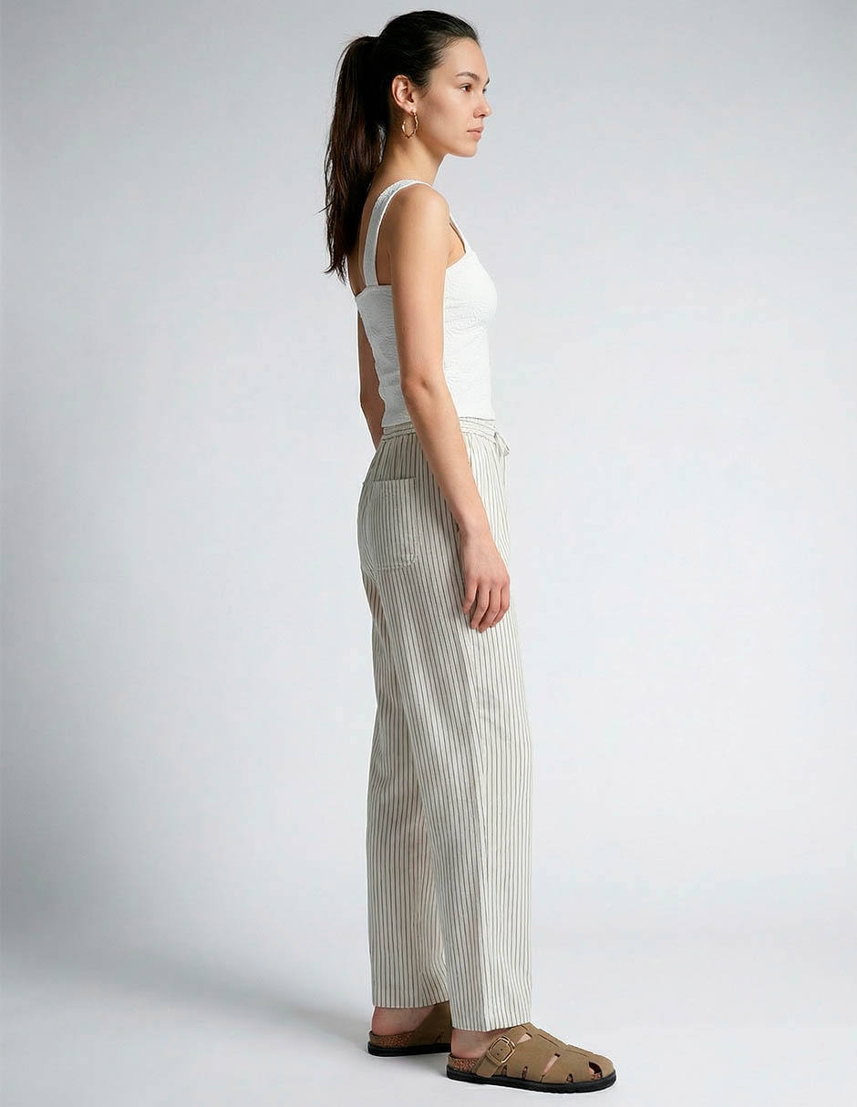 Pantalón relaxed straight para mujer 4