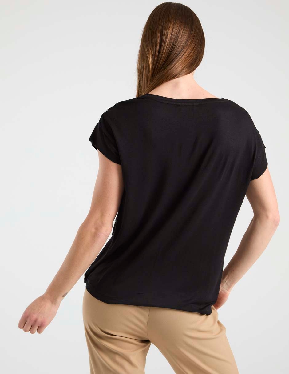 Blusa manga corta para mujer 2