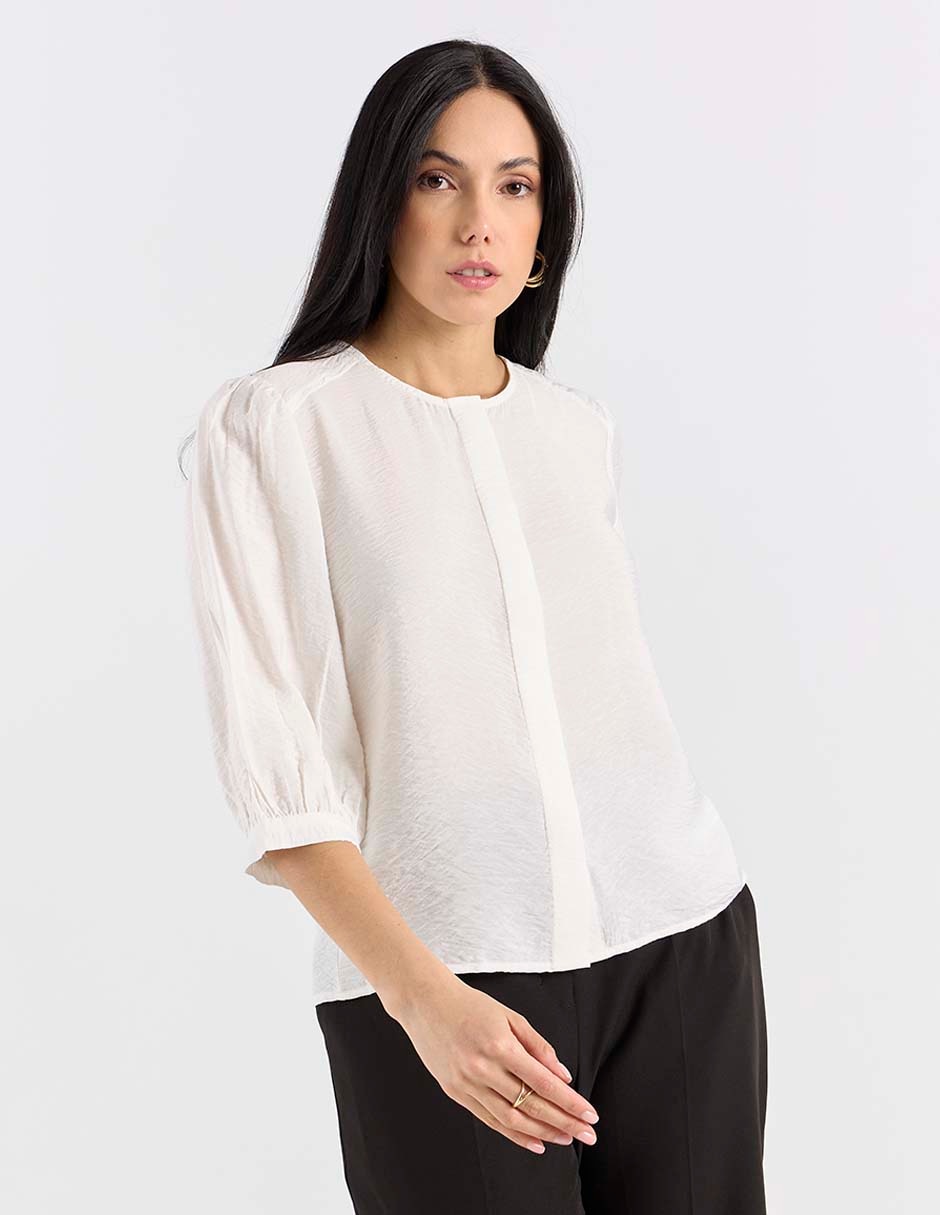 Blusa manga 3/4 para mujer