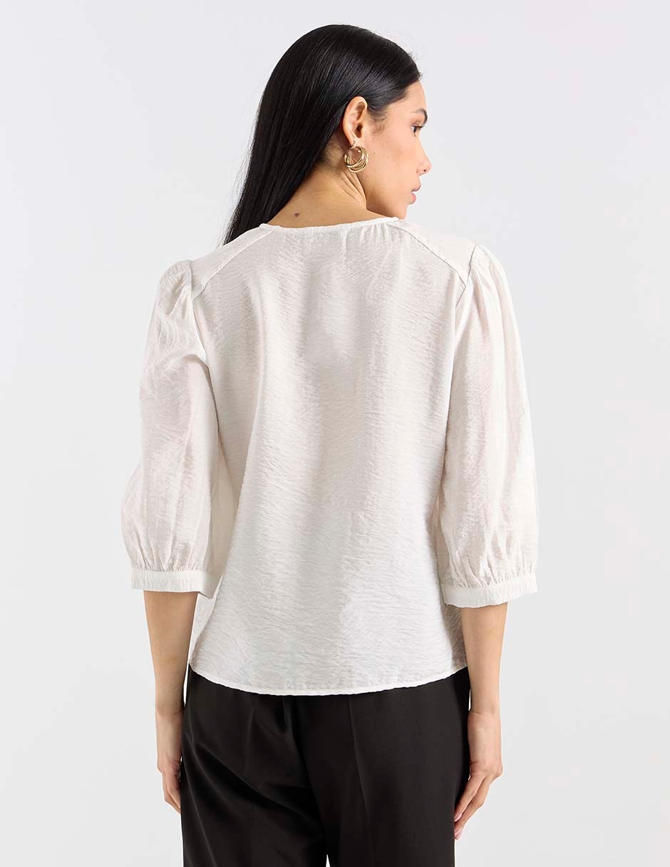 Blusa manga 3/4 para mujer 6