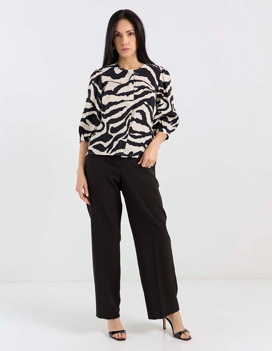 Blusa Contempo manga 3/4 para mujer