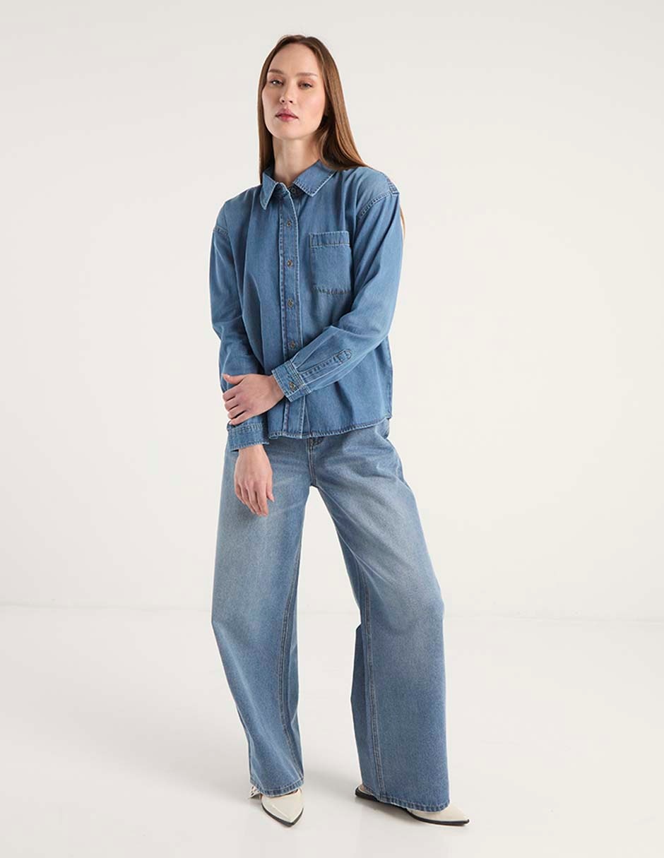 Blusa manga larga para mujer 3