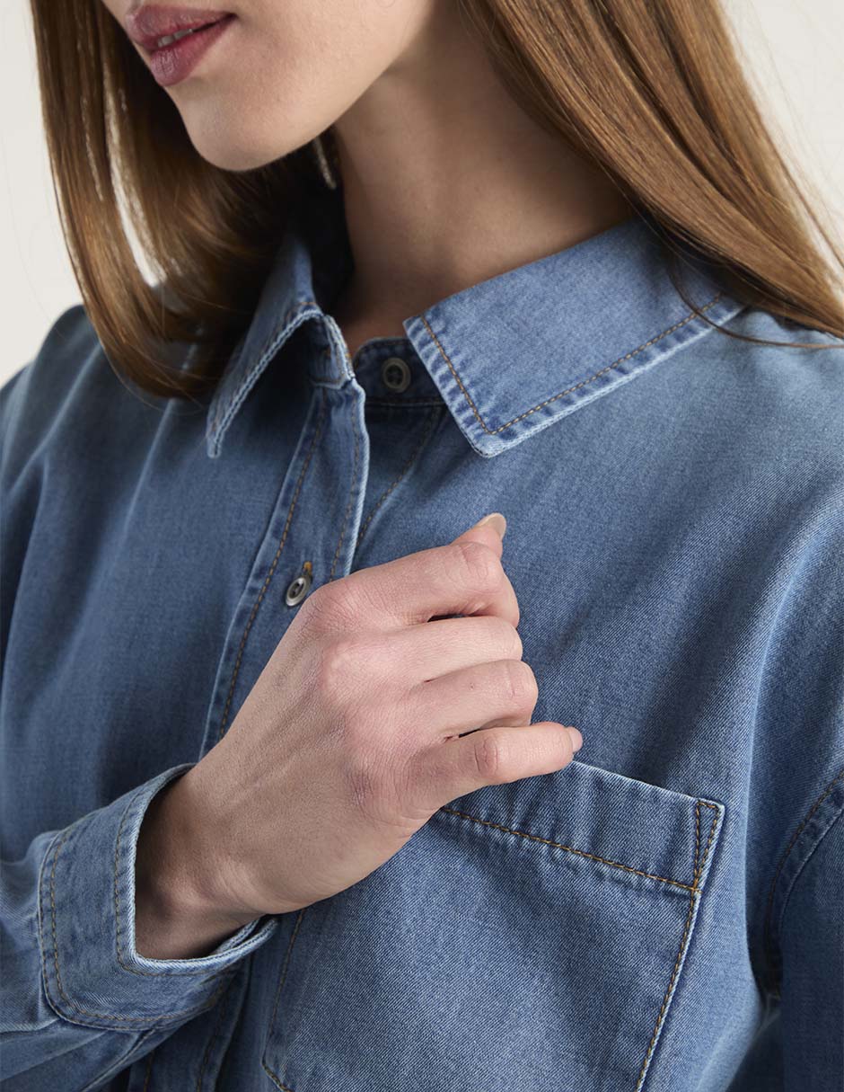 Blusa manga larga para mujer 4