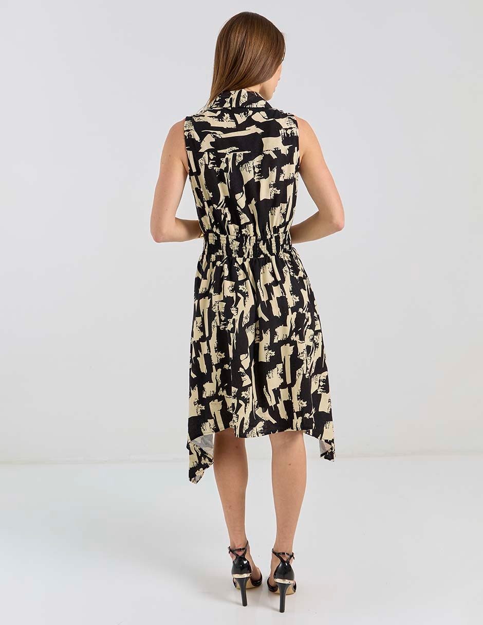 Vestido a la rodilla casual para mujer 2