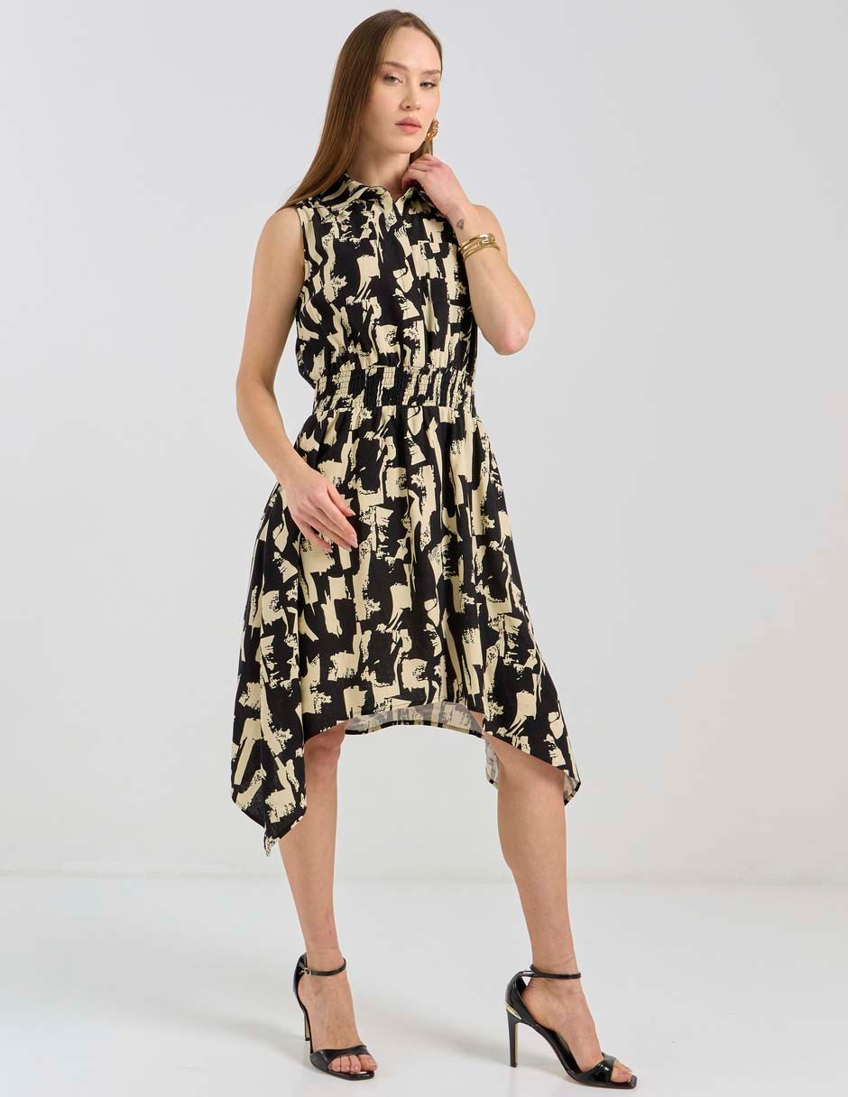 Vestido a la rodilla casual para mujer 3
