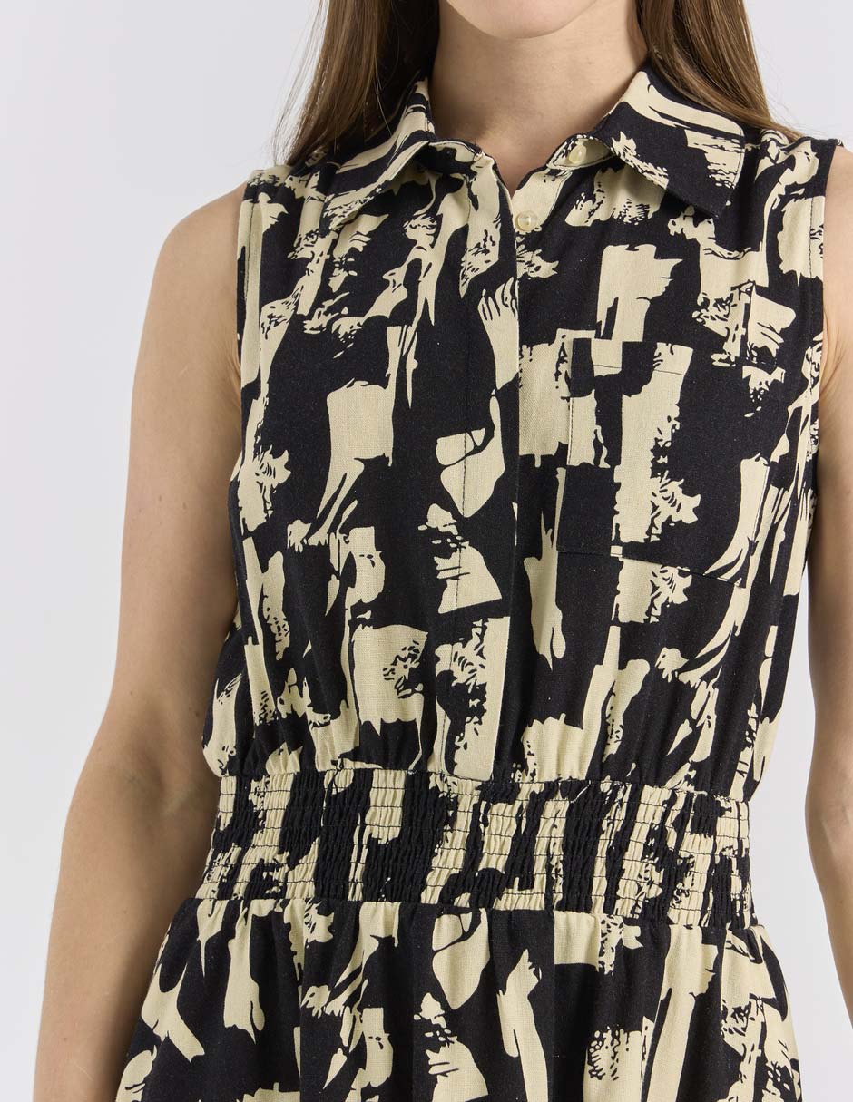 Vestido a la rodilla casual para mujer 4