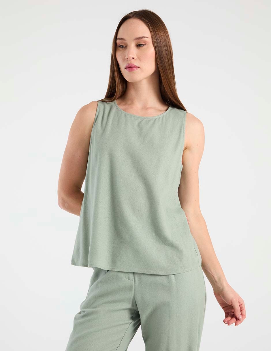 Blusa sin manga para mujer Blusa sin manga para mujer
