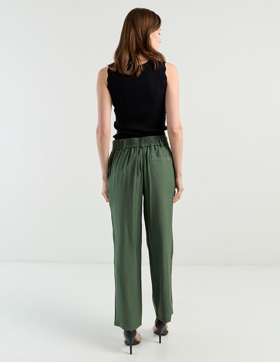Pantalón relaxed wide leg para mujer 6