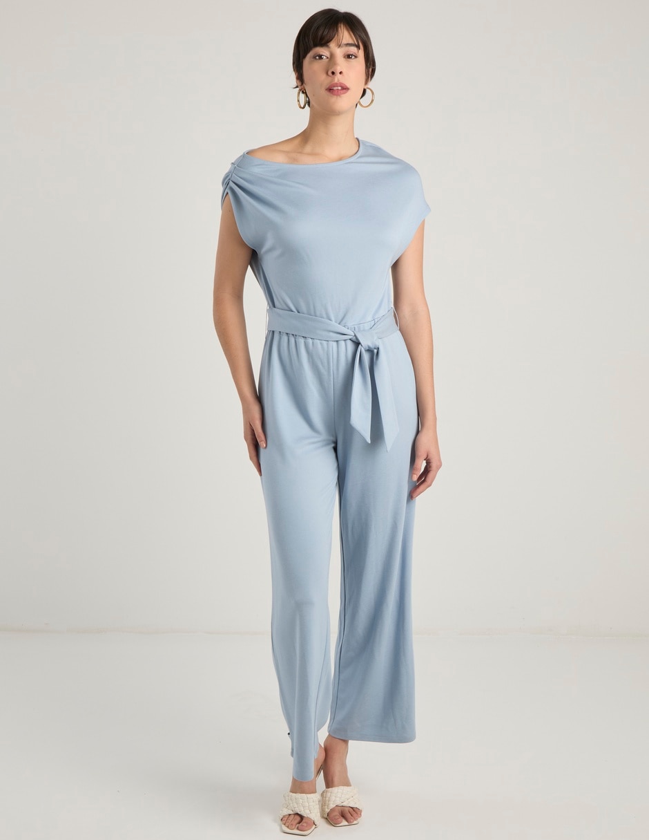 Jumpsuit casual estampado liso para mujer