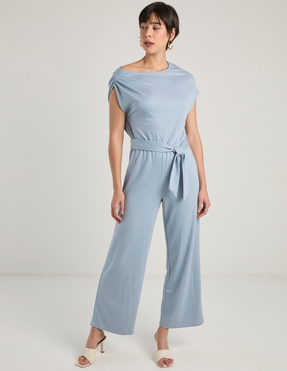 Jumpsuit casual estampado liso para mujer 2